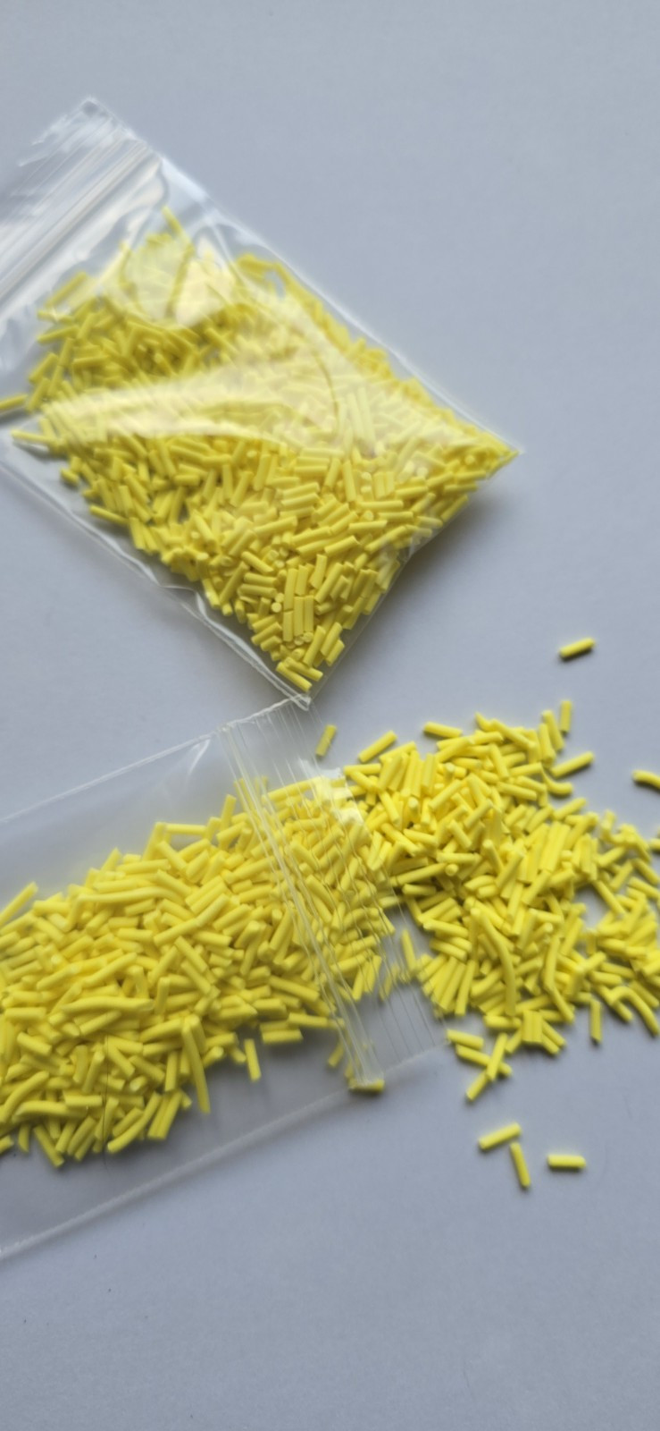 12g bag Yellow Sprinkles clay for crafts resin art card makin
