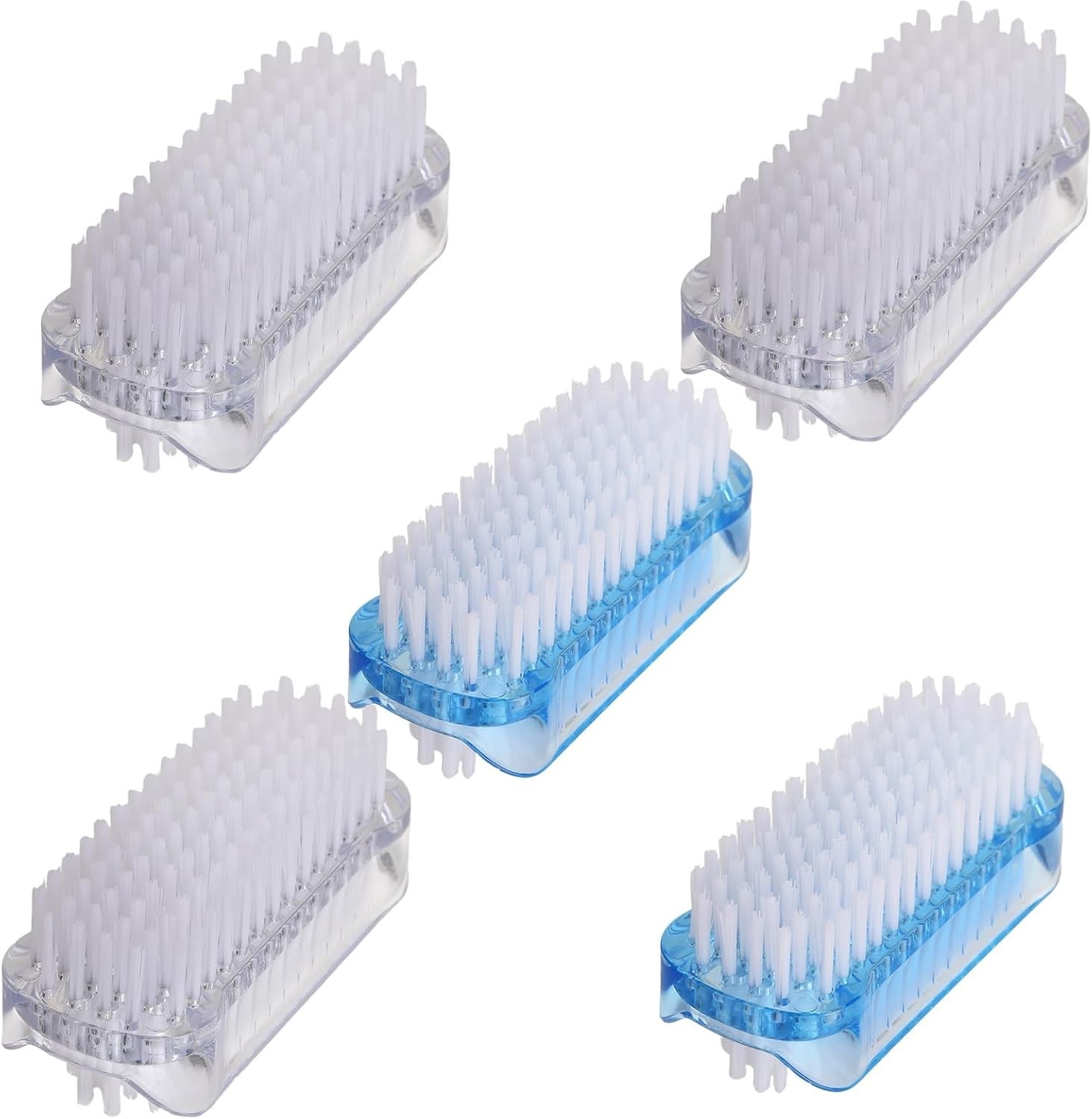 5 Pack Nail Brush for Cleaning Fingernails – Two Sided Hand Fingernail Scrub …