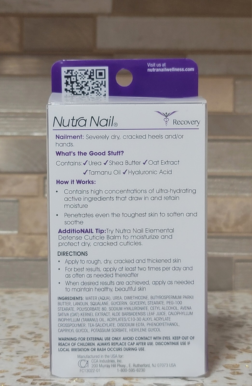 Nutra Nail Recovery Intensive Hand & Heel Treatment For Dry Cracked Feet & Hands