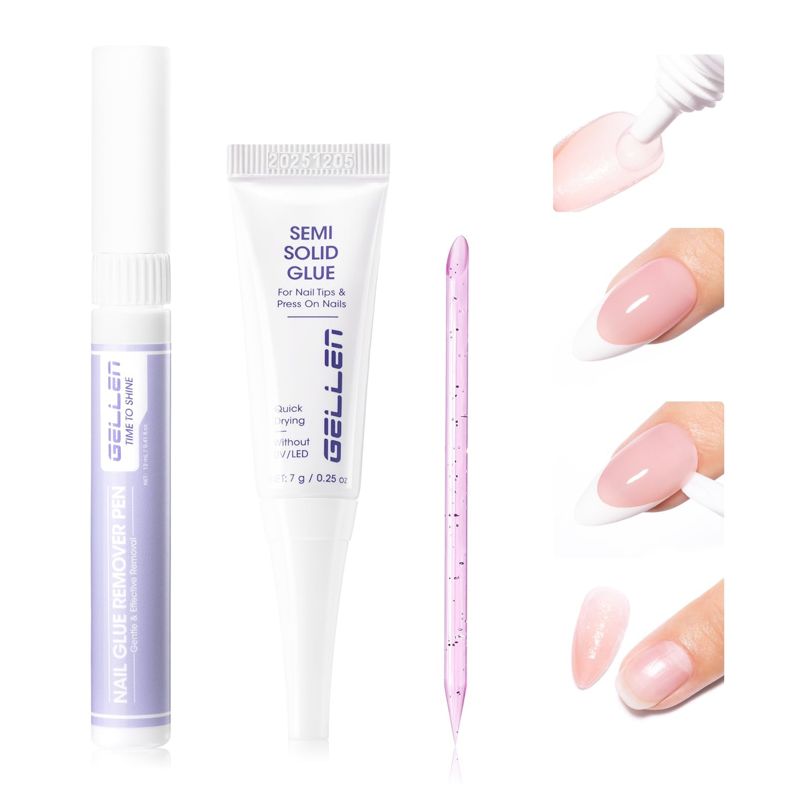 Gellen Semi Solid Nail Glue & Glue for Press ons