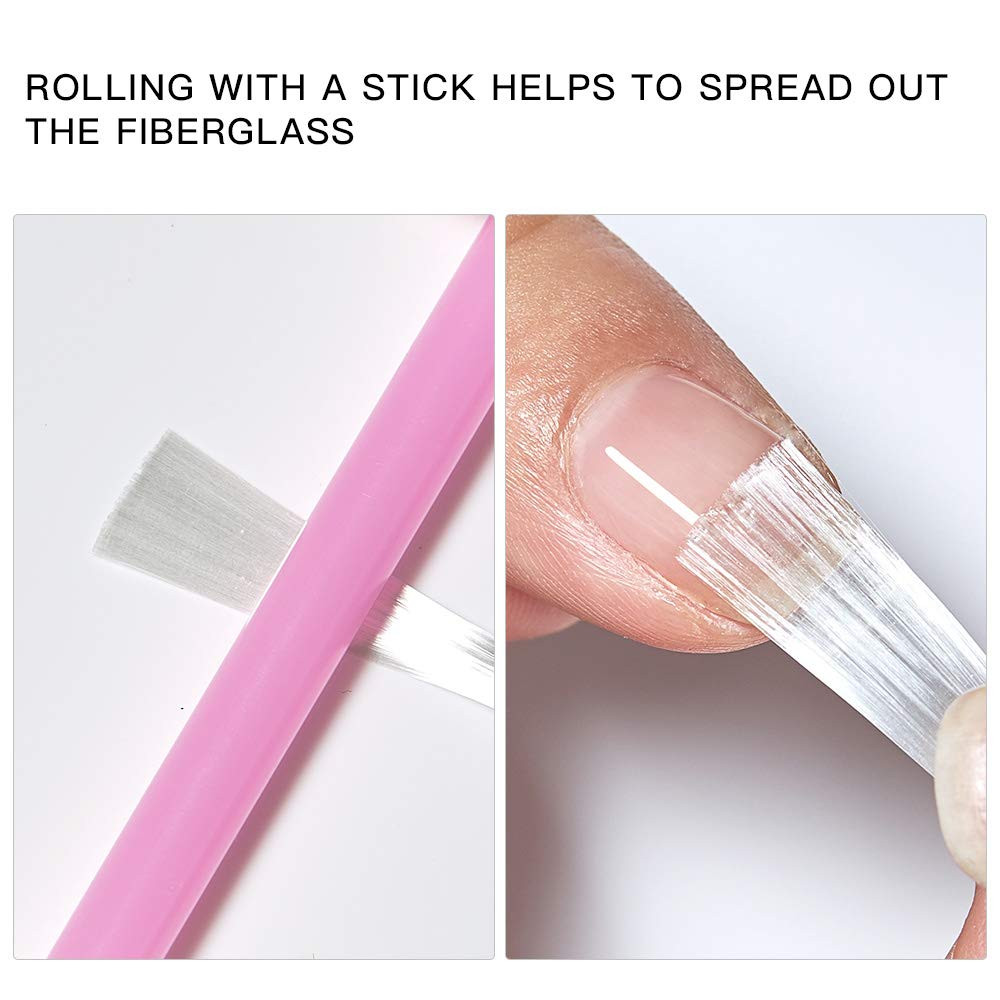 Fiberglass Nail Extension Kit with Building Gel Magical Silk Fiberglass Nail …