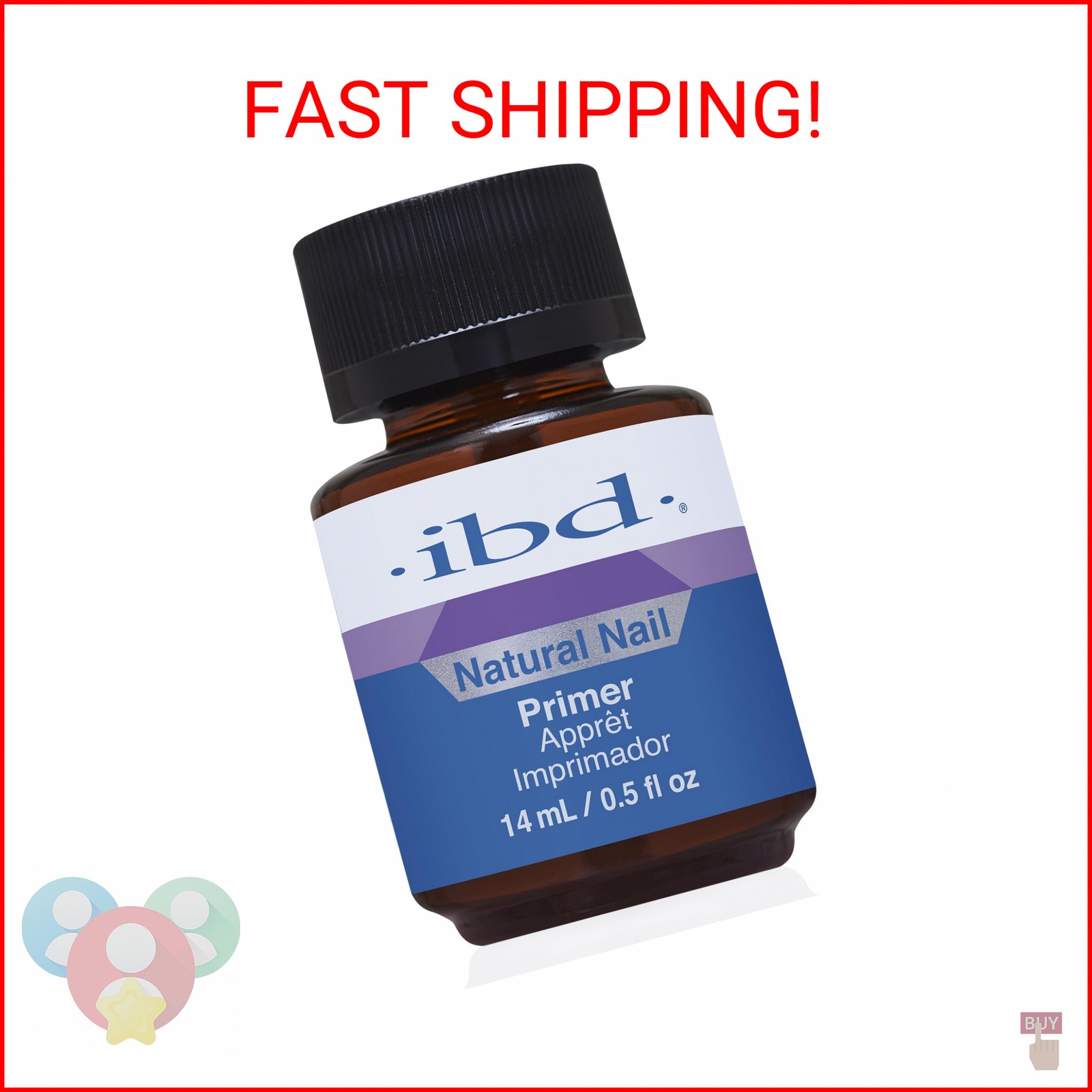 IBD Natural Nail Primer, 0.5 Fluid Ounce