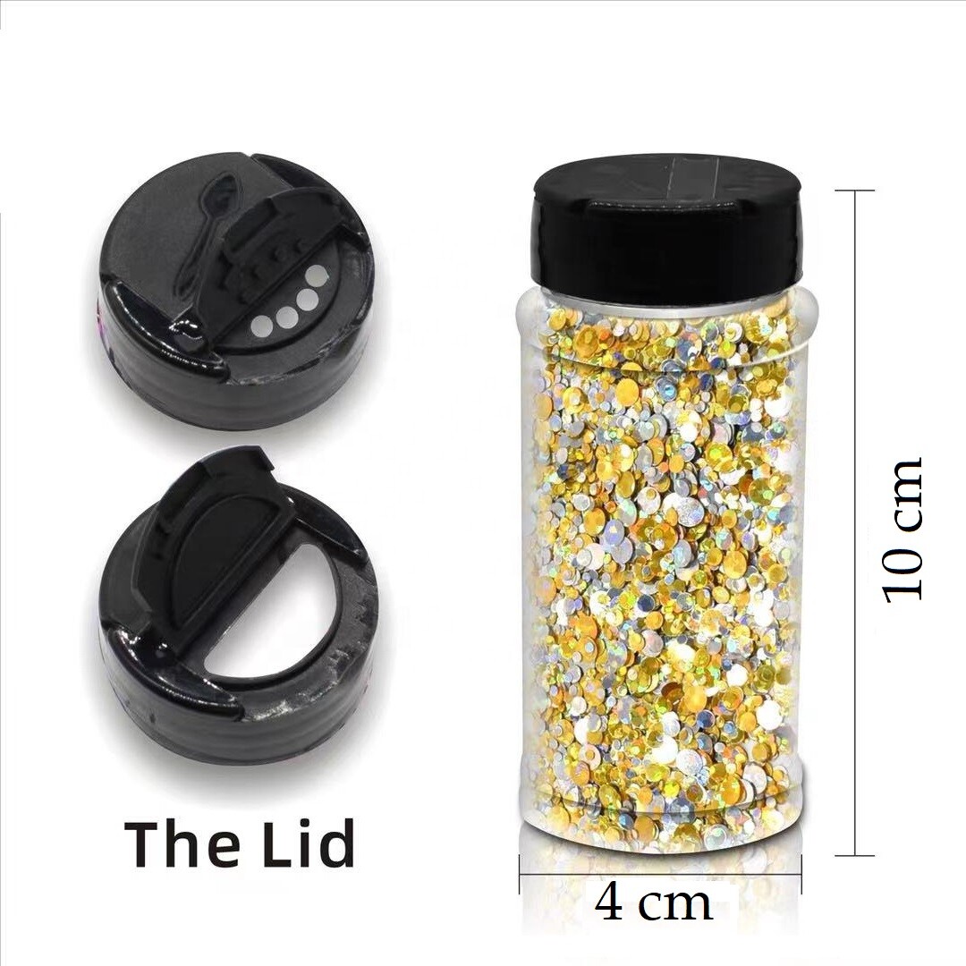 2 PACK FINE GLITTER BOTTLE 2 OZ CRAFT GLITTER POWDER FOR RESIN, NAIL, TUMBLERS