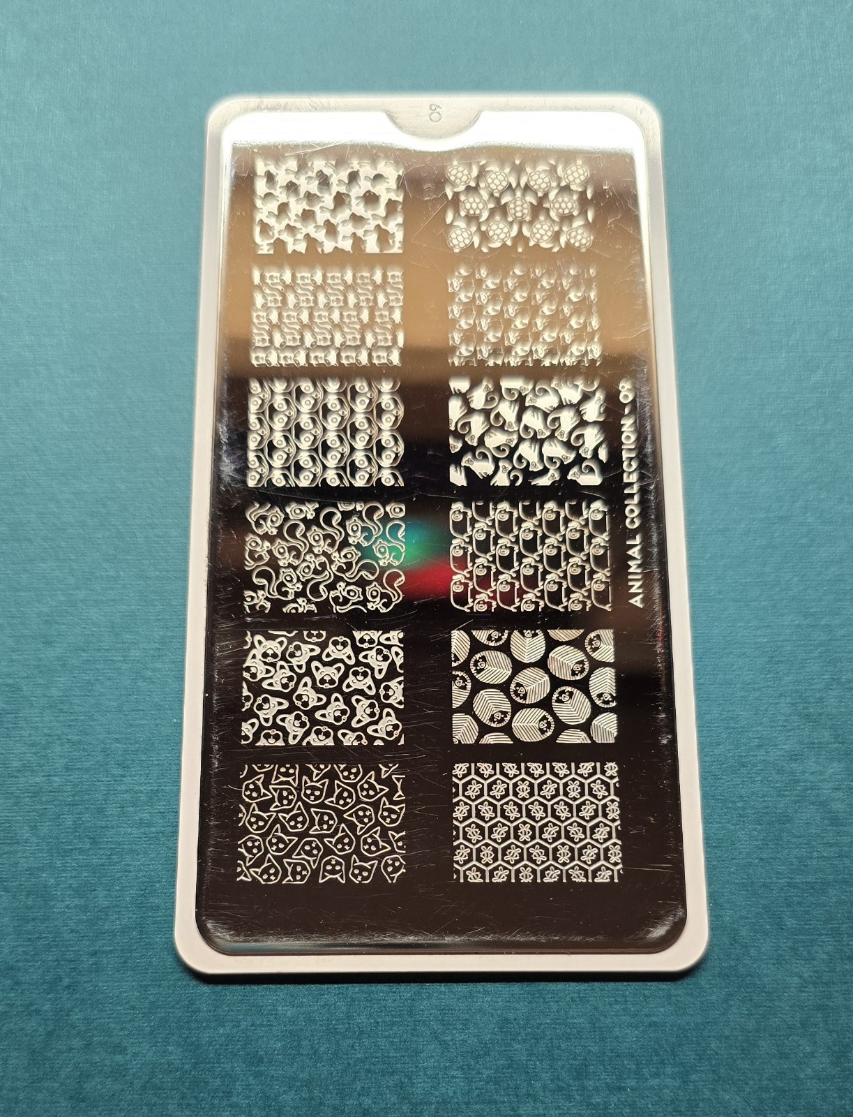 MoYou-London Animal Collection 09 Nail Stamp Plate Rabbit Turtle Cat Squirrel