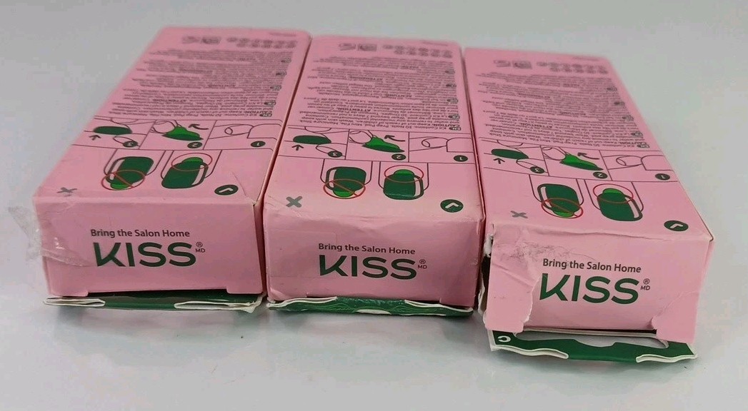 Kiss Wicked X imPRESS Short 30 Nails Lot Of 3 95065 95066 95064 Box Damage