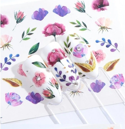 Tulip Nail Art Wate Decals DIY Nail (Group 1)