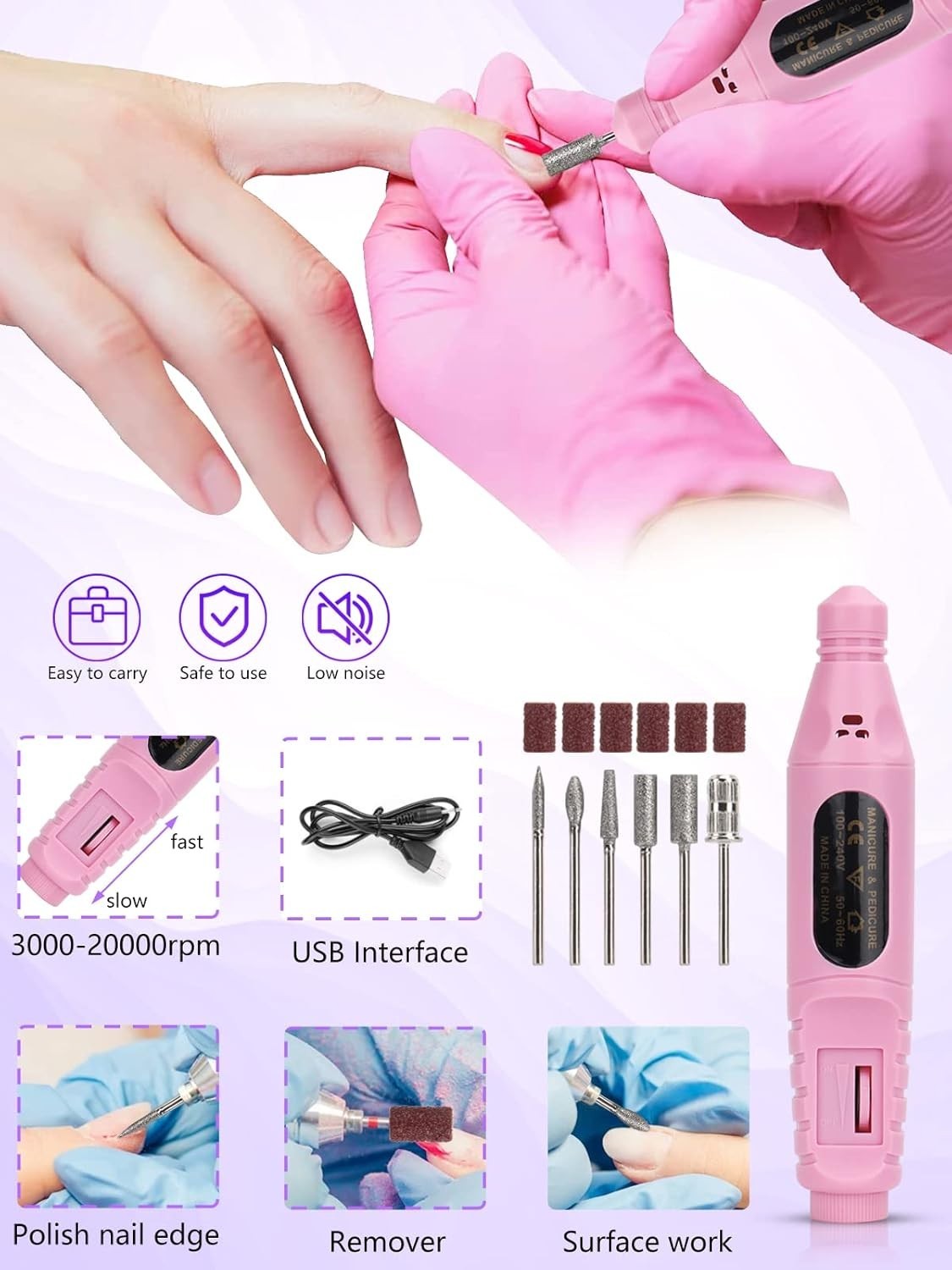 Ultimate 81-in-1 Acrylic Nail Kit – UV Lamp, Drill & Glitter for Stunning Nails