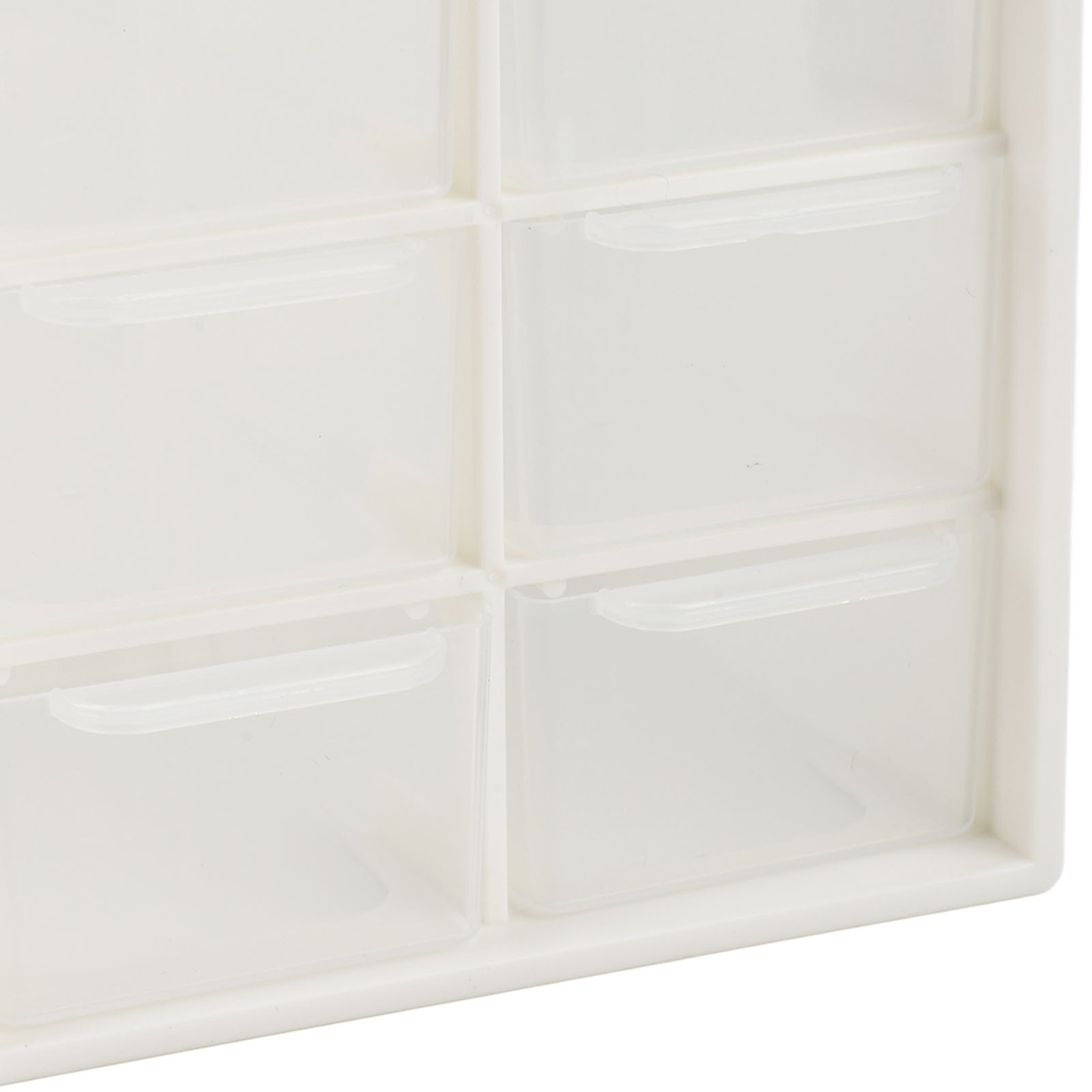 6-Drawer Nail Art Tool Storage Box Dust Proof Organizer For Home Use Easy To Use