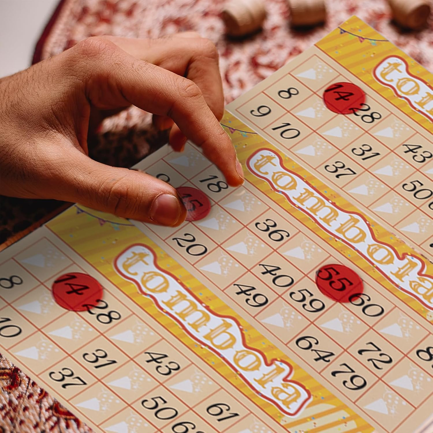 Tombola Bingo Game,Vintage Tombola Italian Game,Russian Lotto