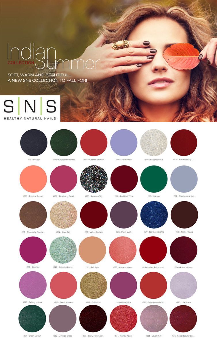 SNS Nail Color Dipping Powder C’EST LA VIE & INDIAN SUMMER COLLECTION LV & IS