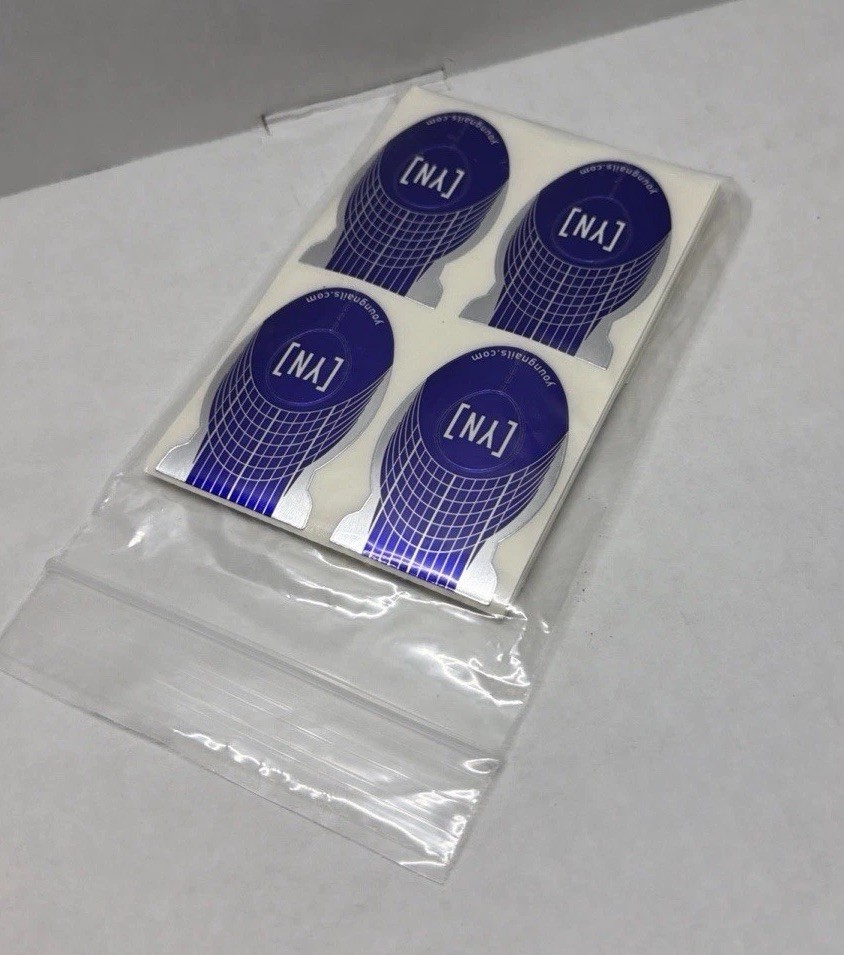 Yni Artistic Nail Forms. Salon Quality Nail Extension Product 100 Forms