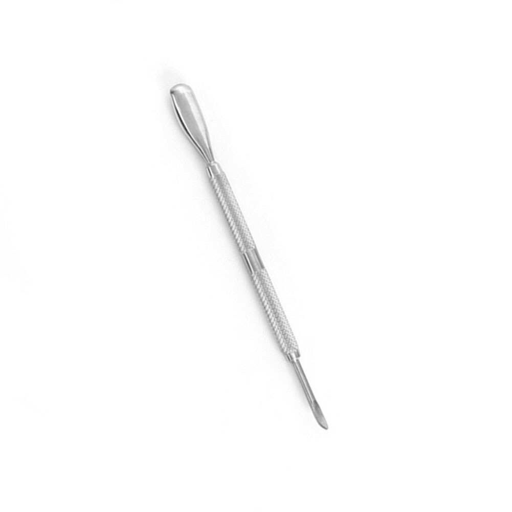 Nail Art Cuticle Pusher Spoon Remover Manicure Pedicure Tool L Stainless Steel