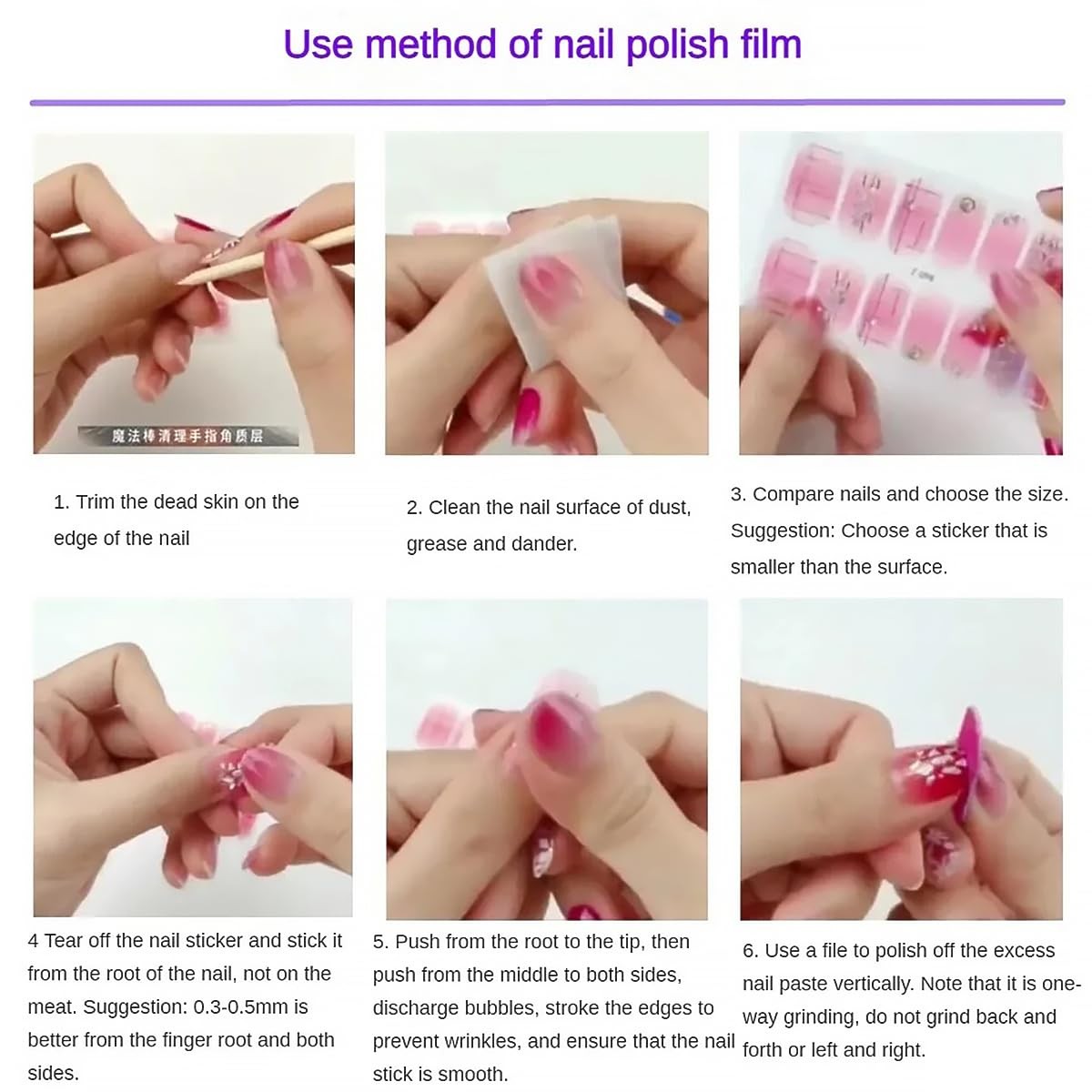 8 Sheets Semi Cured Gel Nail Strips Glitter Wraps Polish Color