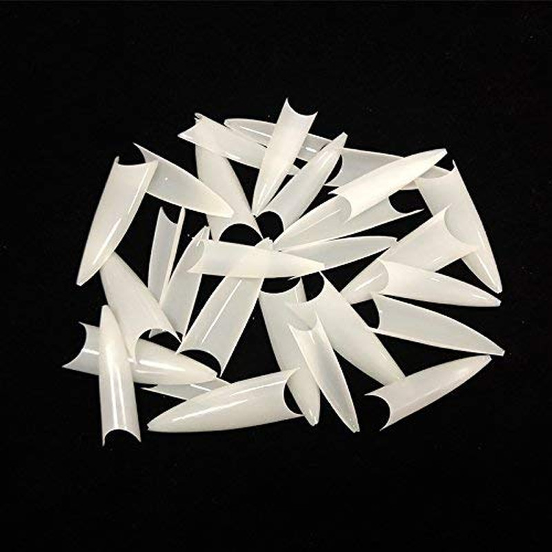 Puntas De Unas Acrilicas Postizas Transparentes Manicura Profesional Diseno New