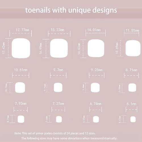 White French Tip Press on Toenails Short Square Fake Toe Nails with Gold style6