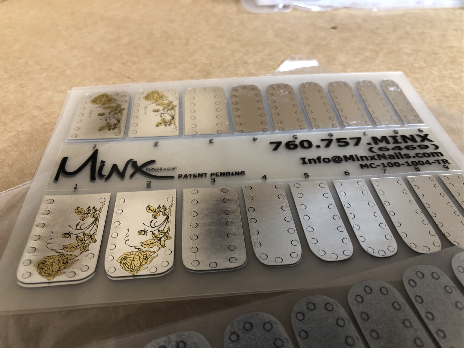 Minx Foil Nail Cover Nail Art Sticker Manicure Wraps