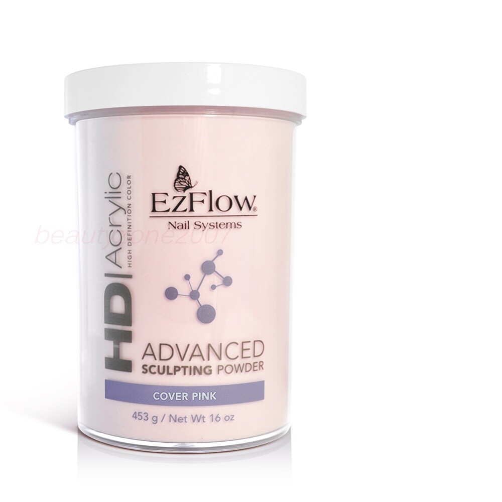 EzFlow HD High Definition Acrylic Powder – Cover Pink 16 oz #42058