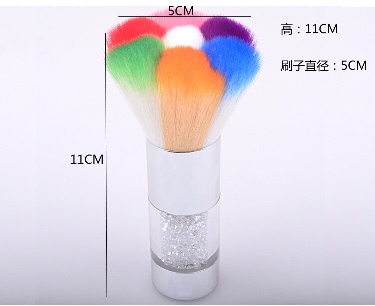 Nail Art Soft Dust Brush Glitter Remover File Dust Cleaning Brushes Accessories