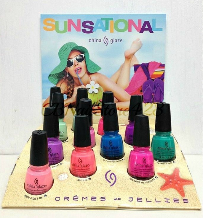 China Glaze Nail Lacquer- SUNSATIONAL Collection- Bright Colors- Pick Any Color