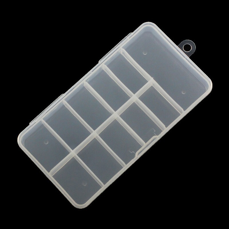5 x Rectangle Empty 100pcs False Tips Box Storage Case Set Nail Art Craft Salon
