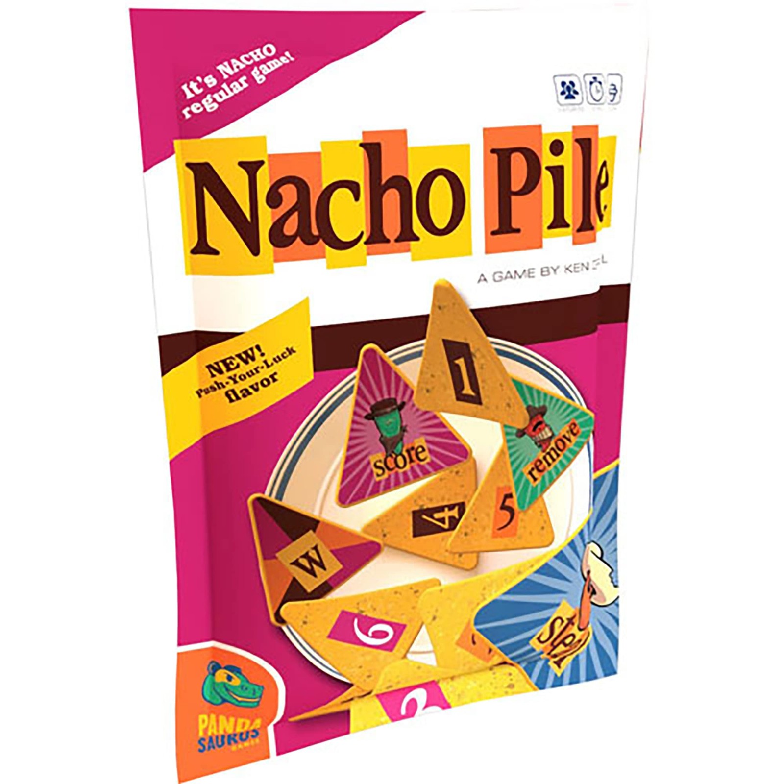 Nacho Pile Party Game – Fast-Paced 30 cm x 30 x 0.1 inches, Multicolor