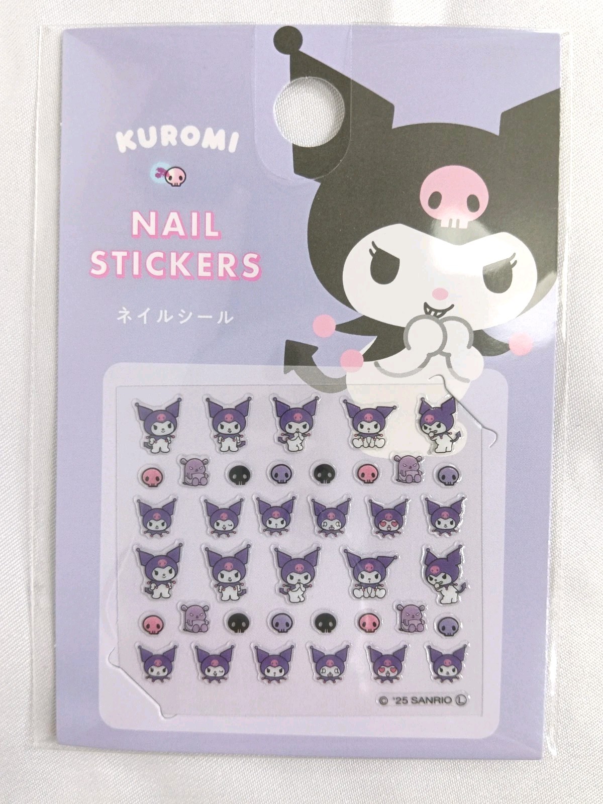 Sanrio Kuromi Nail Stickers Kawaii Nail Art Japan