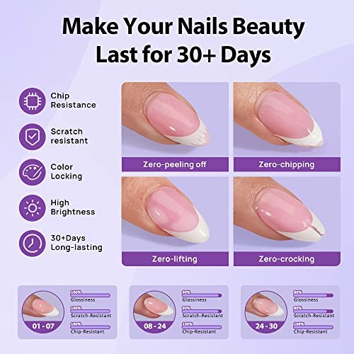 French Protection Set, Gel Glue, Builder Gel, Top Coat, 15ML | Z – Clear-05