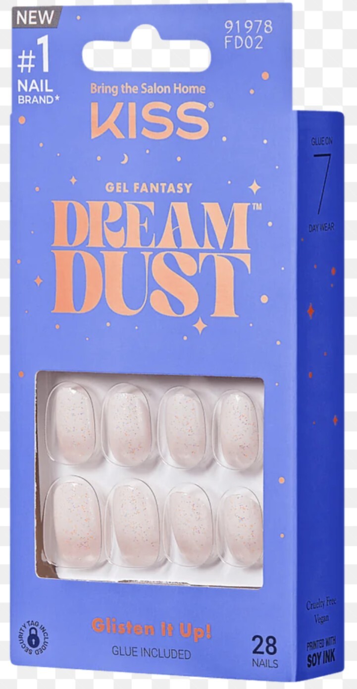 KISS Gel Fantasy Dream Dust, Glue On Nails ~ You Choose