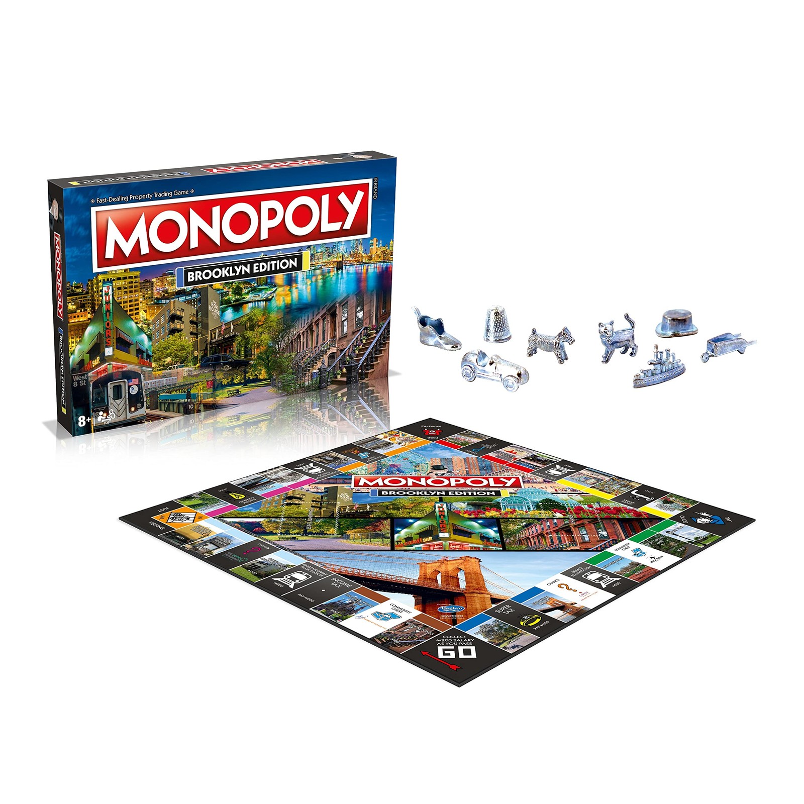 Monopoly Board Game Brooklyn Edition: 2-6 Players Family One Size, Multi