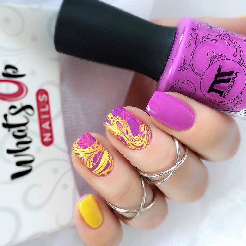 P116 Lavalicious Water Decals Sliders for Nail Art Design