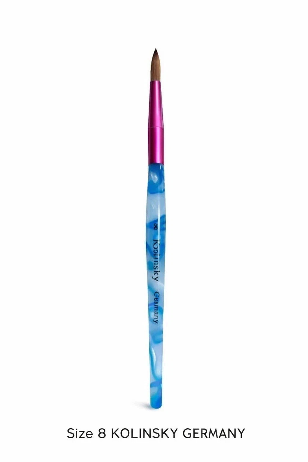 USA #1 Famous PANA Top Quality Kolinsky Acrylic Round Nail Brush – Sizes 8 To 14