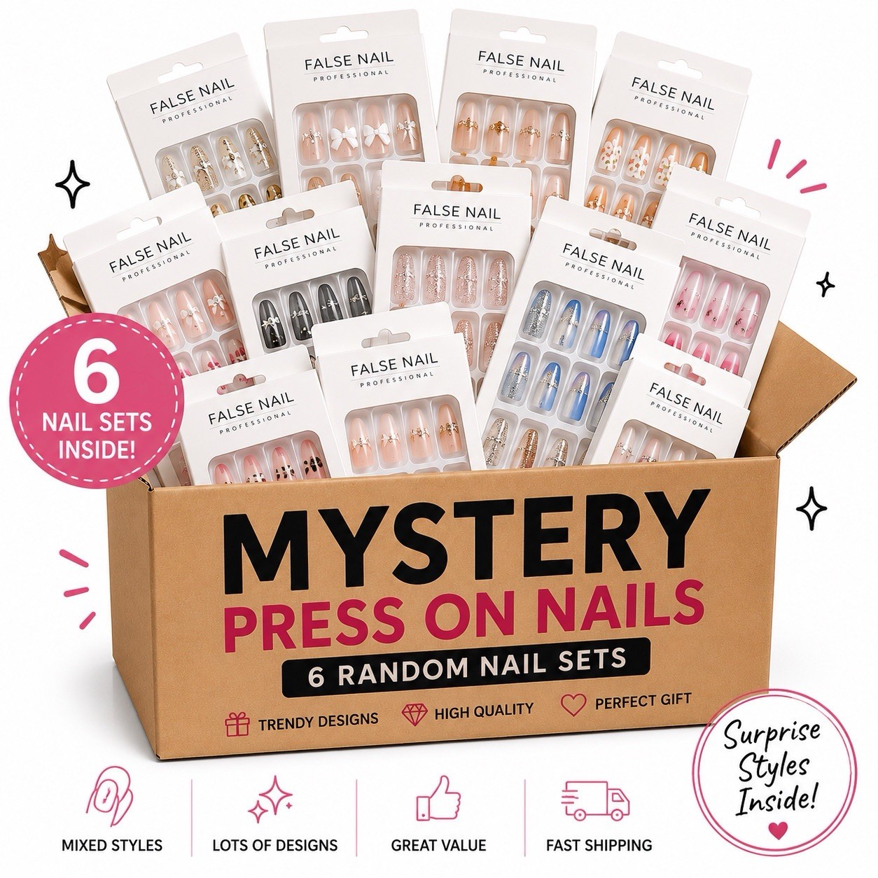 Press On Nails Mystery Box/Bag