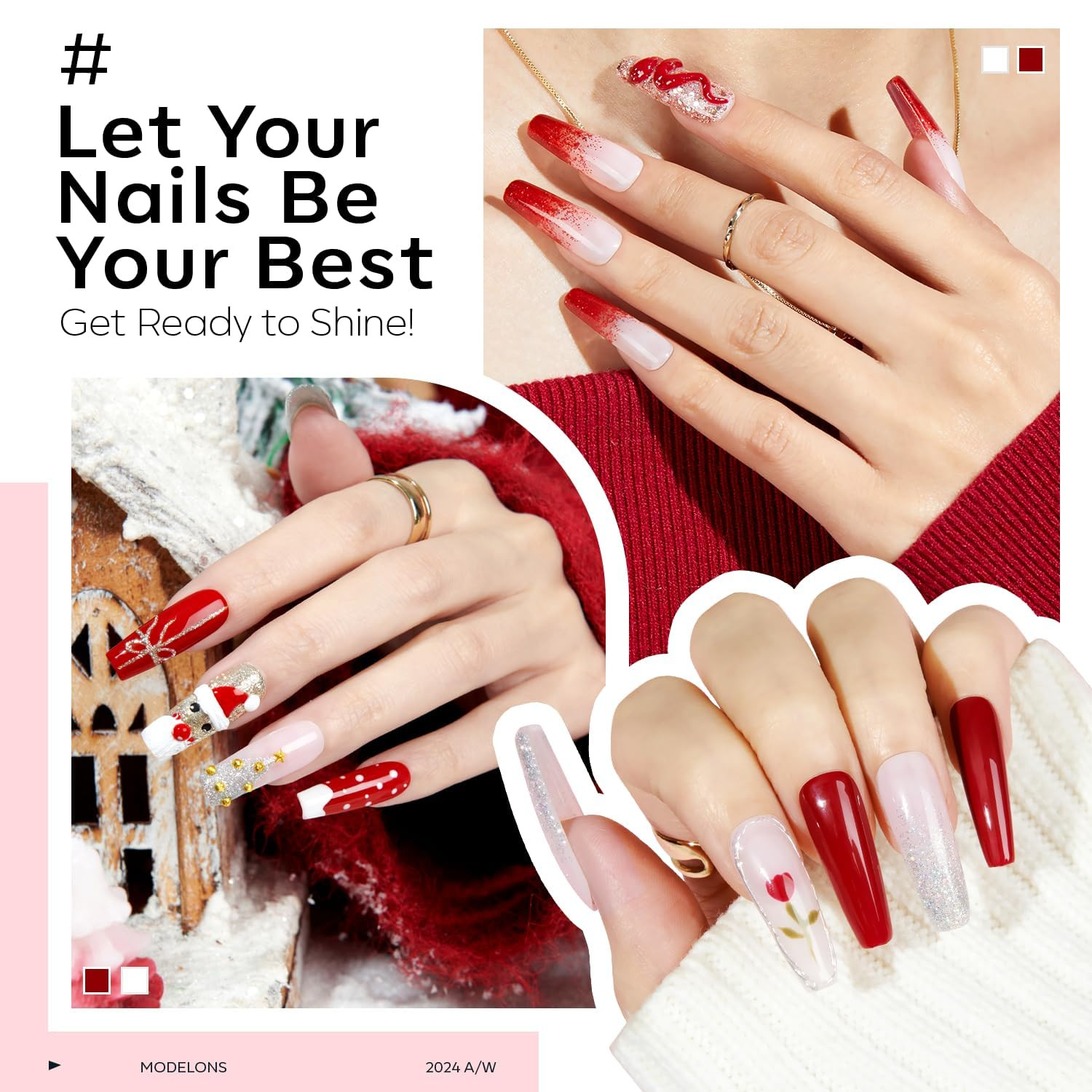 Gel X Nail Kit, Nail Tips Glue Gel Kit Nail Glue Gel, 500Pcs Long Coffin Nail