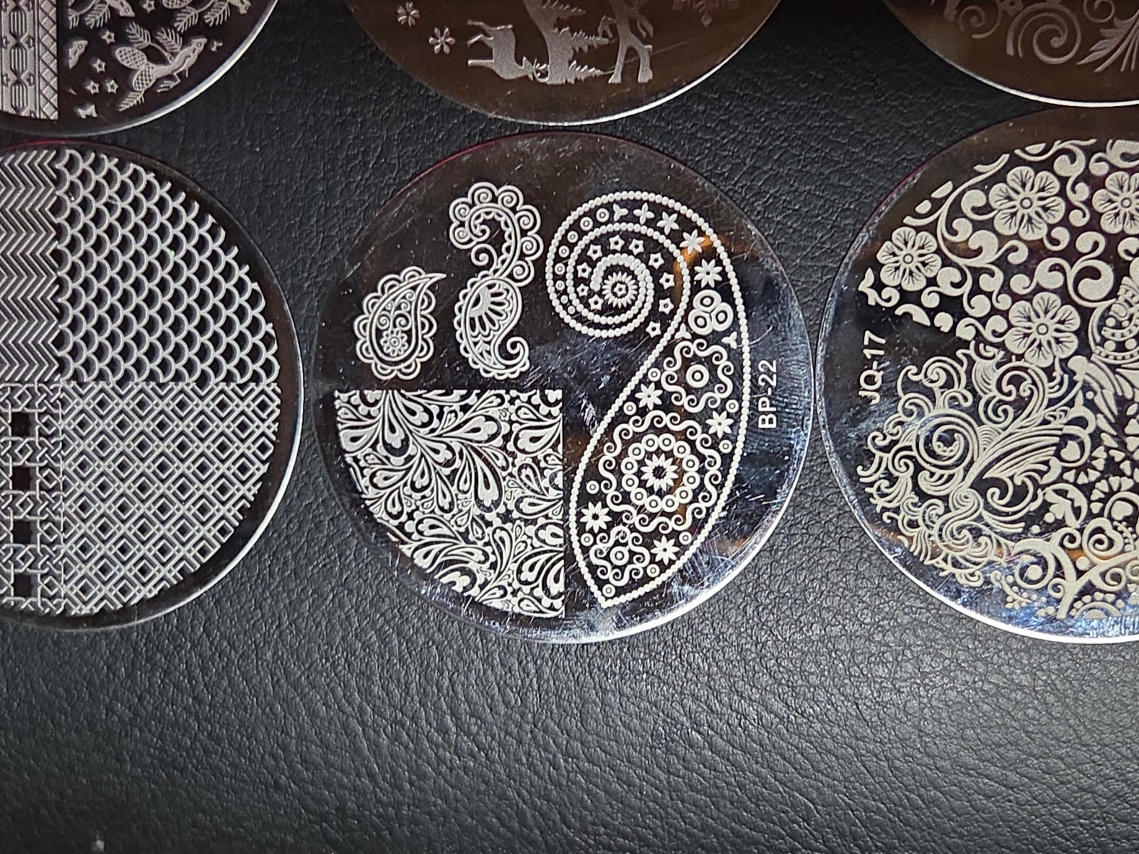 23 small Round Nail stamping plates