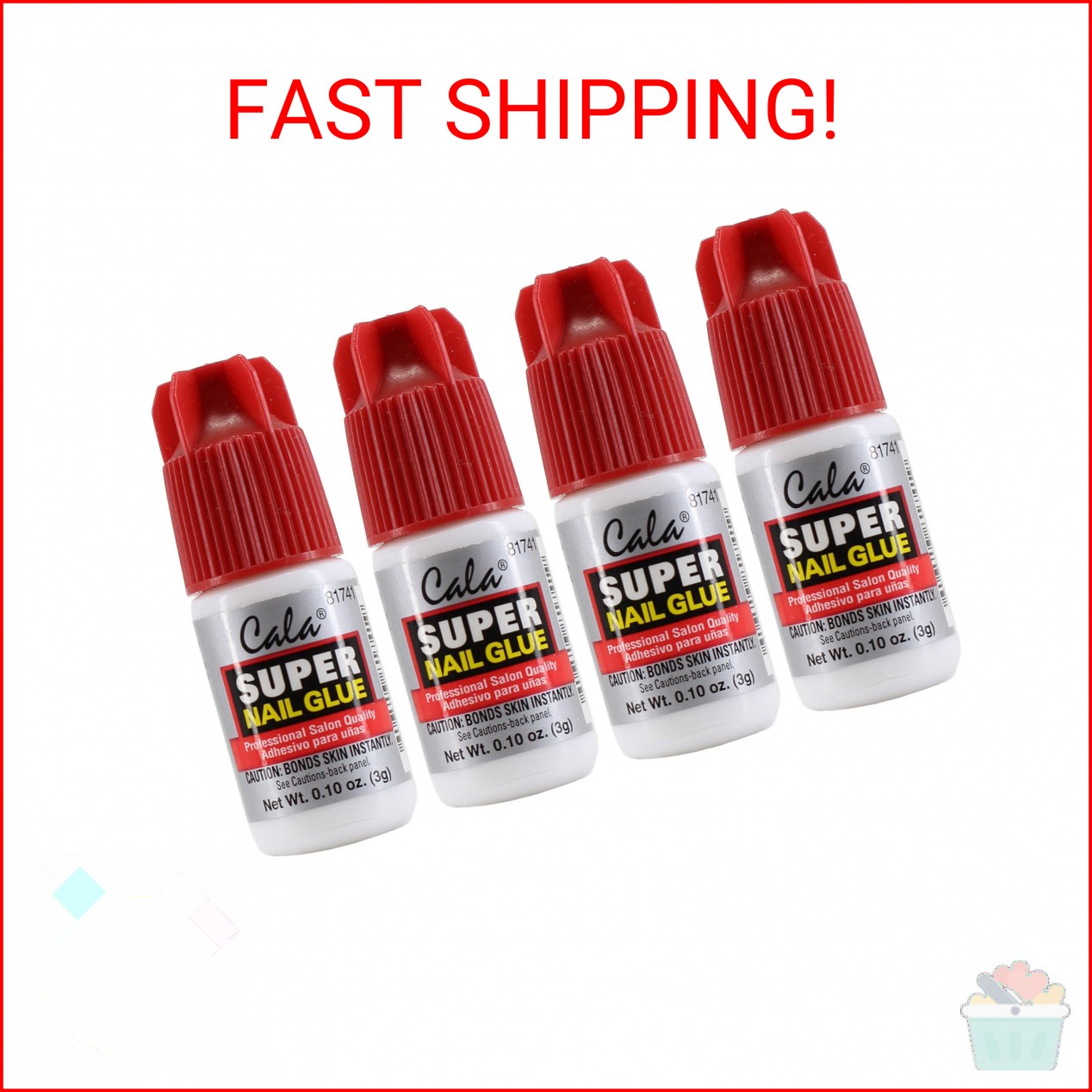Cala Super Nail Glue Professional Salon Quality | Quick and Strong Nail Liquid A