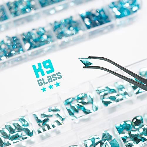 Aquamarine Nail Rhinestones Rhinestones for Nails Nail Charms A Set Water Blue