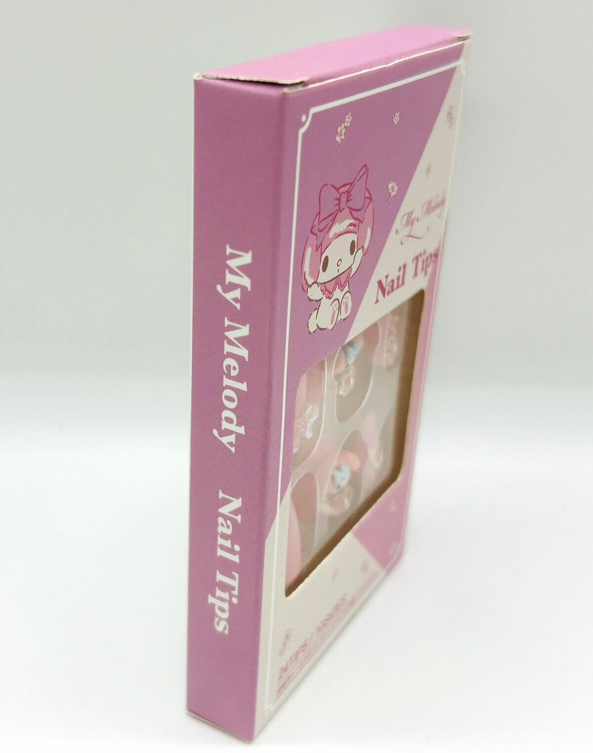 Sanrio Nail Tips Kuromi My Melody 24Tips/10Sizes Set of 2 NEW Japan Limited