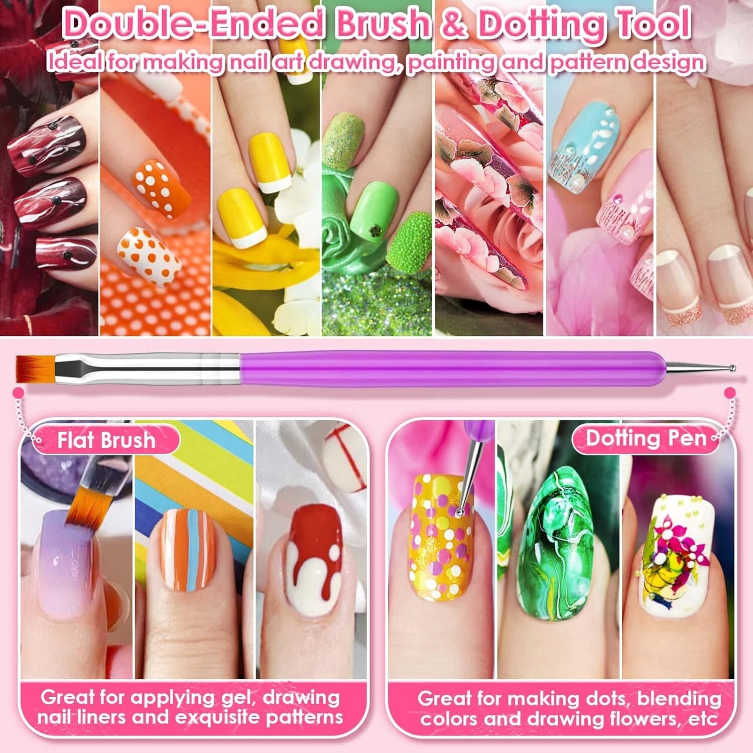 2100Pcs Crystal Glass Rhinestone with Tweezer Clear Glue For DIY Nail Art Fabric