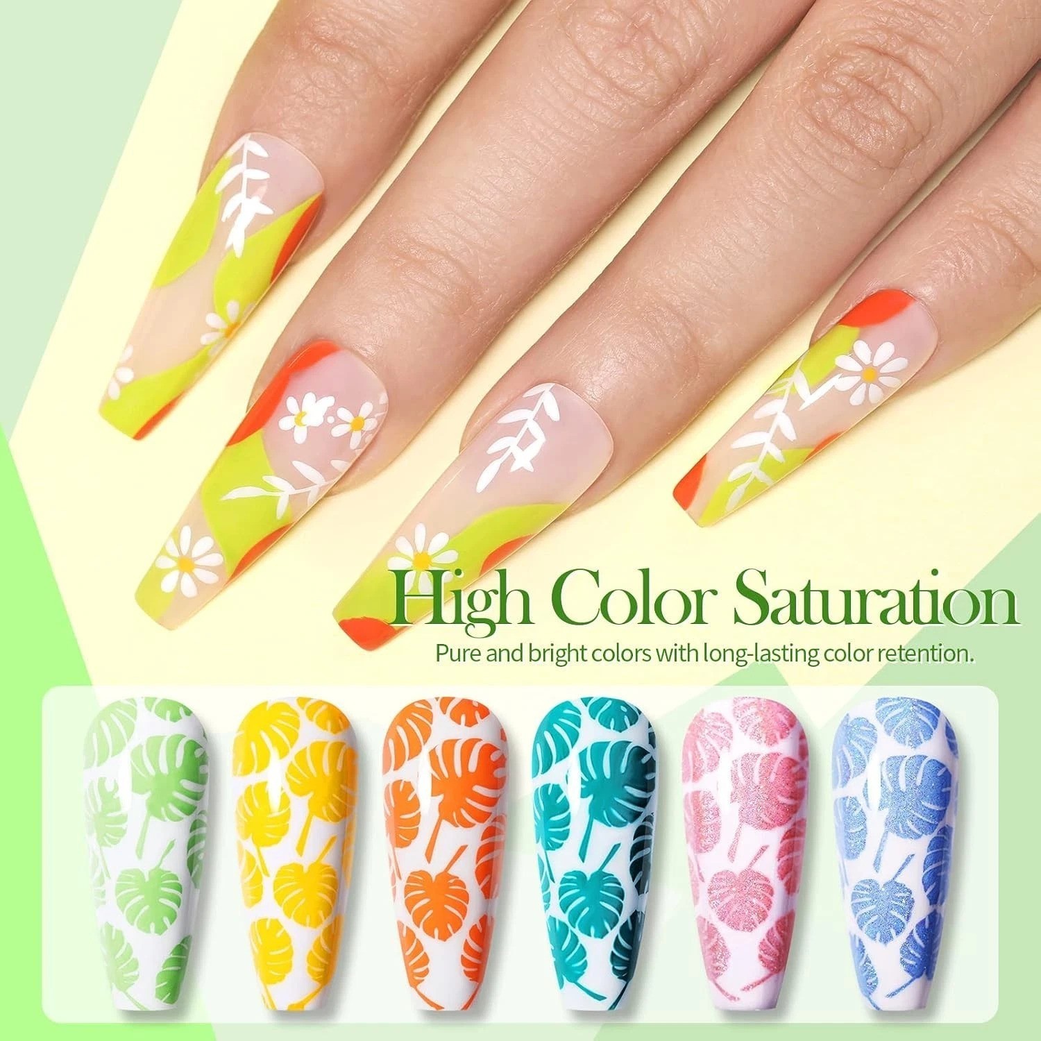 24 Color Bulk Nail Art Stamping Polish with Holographic and Chameleon Finishes