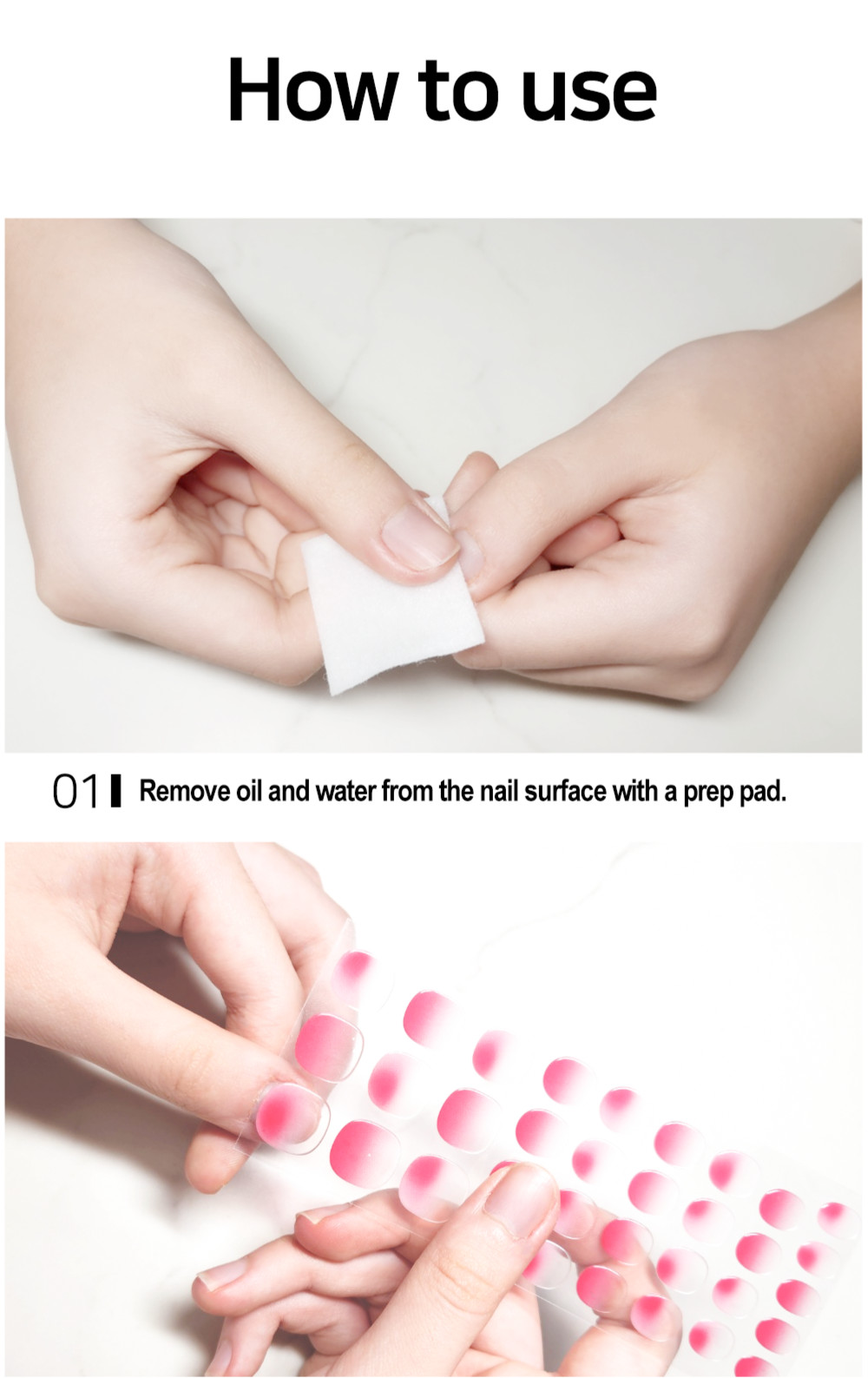 KERU™ Gel Base Sticker for Nail Care | Damage-Free | Long-Lasting Wear