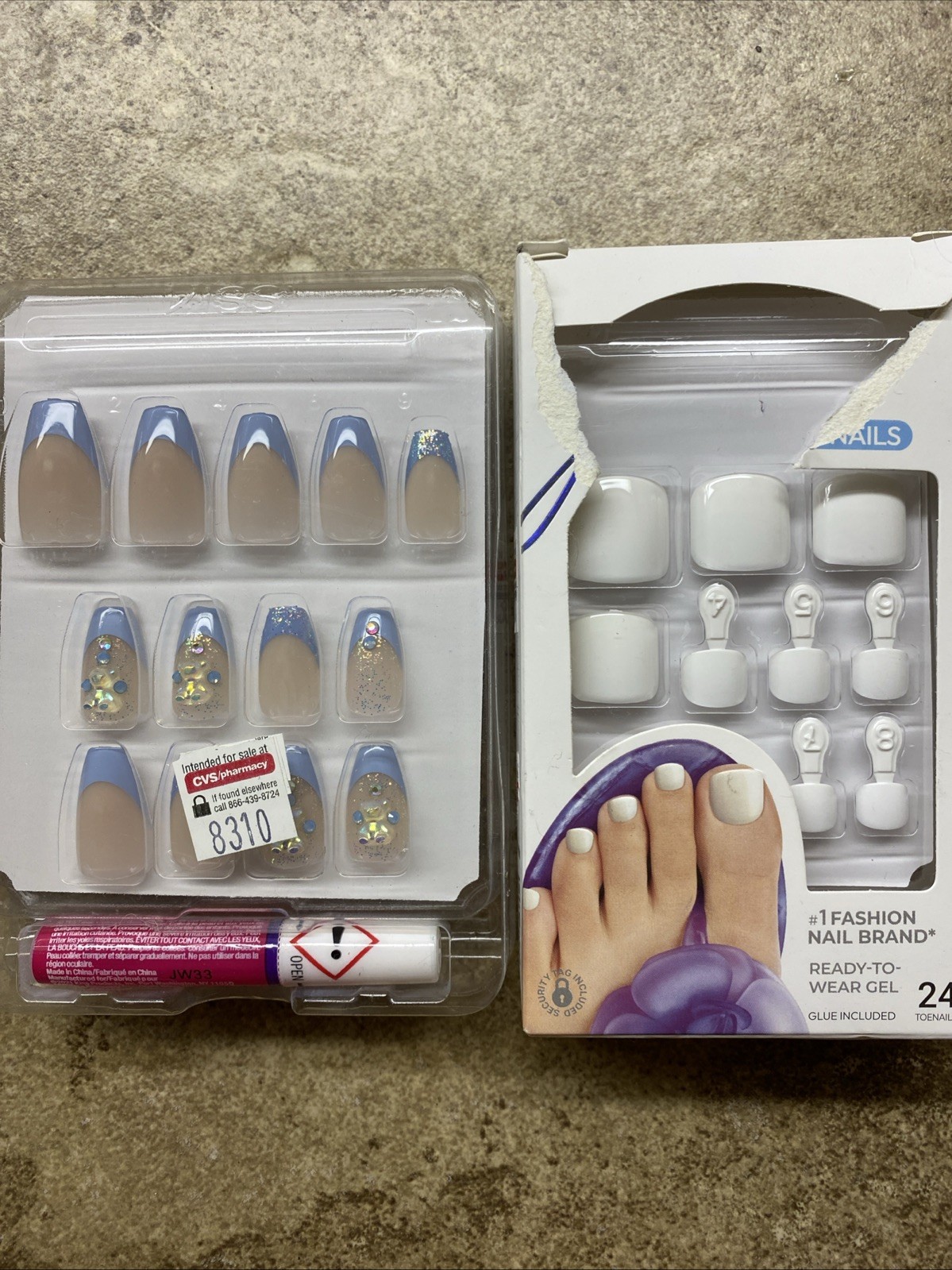 13 BOXES Kiss IMPRESS NAILS No Glue Mani Color FX Assorted Types
