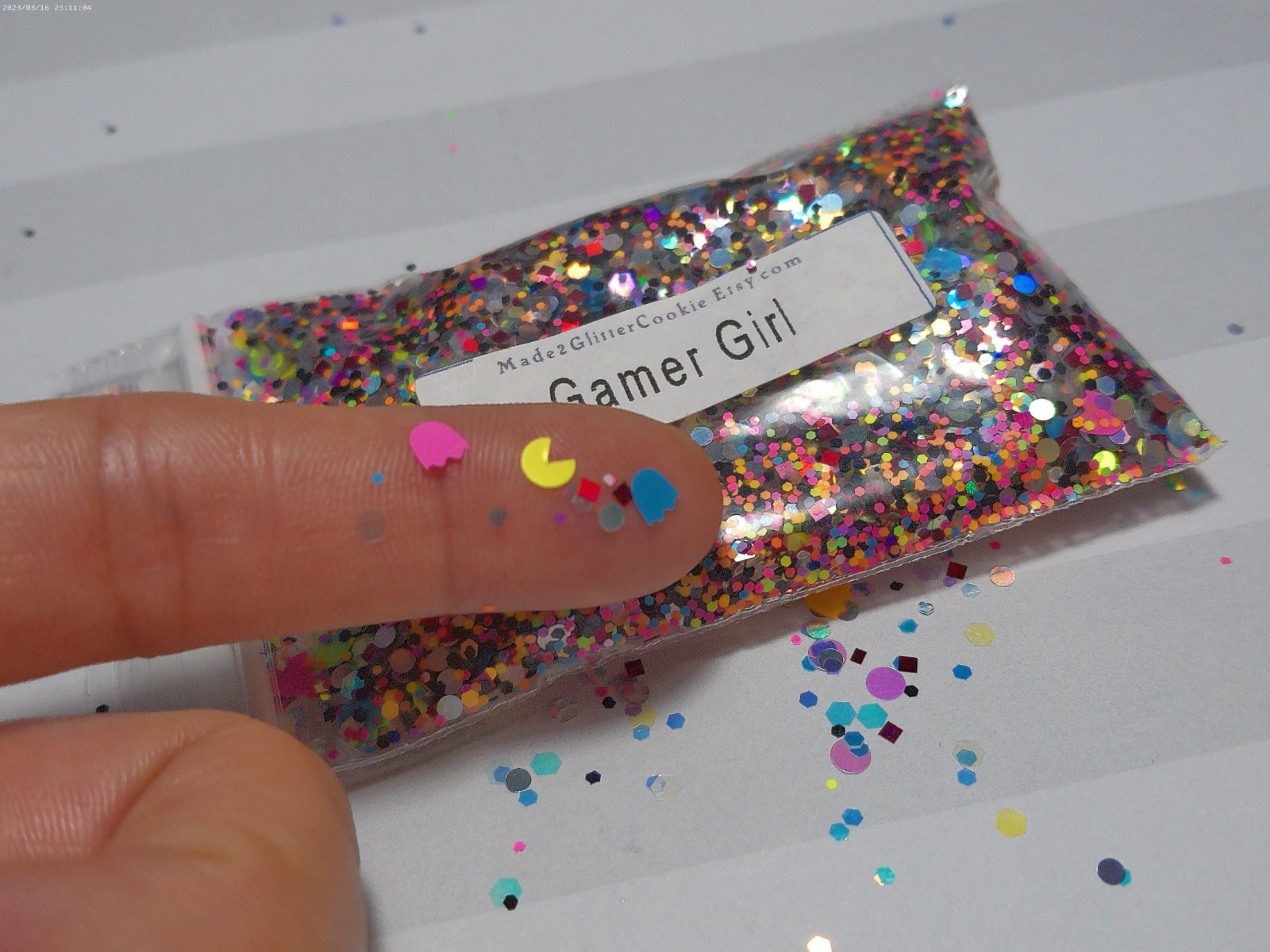 15 bags Glitter mixes for nail art Bundle