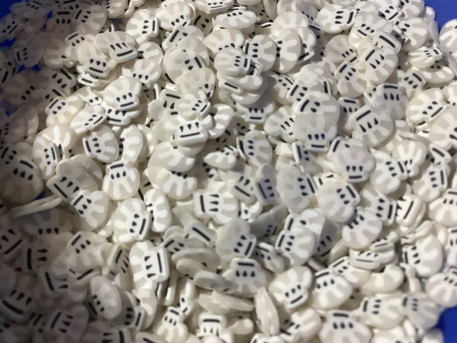 1 bag 3D cartoon polymer Clay Nail Art Fruit Slices hello Kitty.