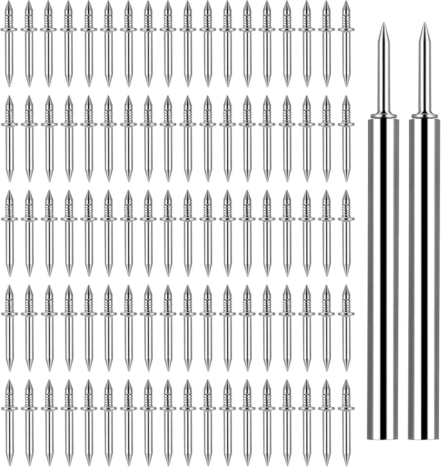 250 Pcs Double Head Seamless Nails for Professional Skirting Board Finishes
