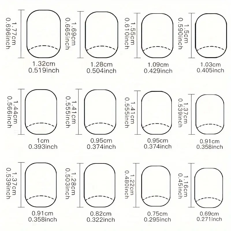 24pcs set of nail stickers, short square glitter gradient, pink, removable false