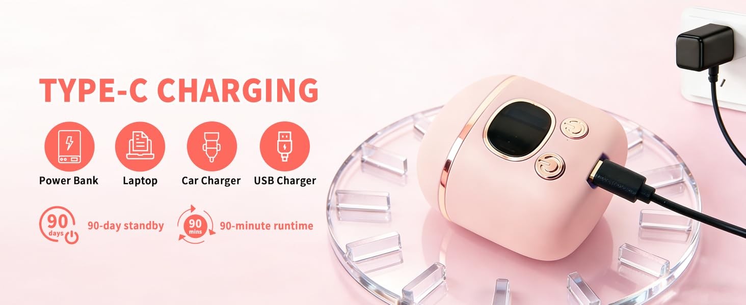 2026 Upgraded Electric Nail Clipper, Automatic Nail Trimmer with Digital