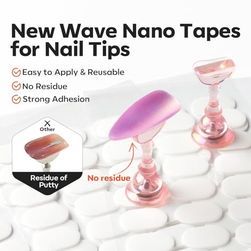 Magnetic Nail Stand Kit Aurora Pink Heart Bases 10 Holders 200 Tabs