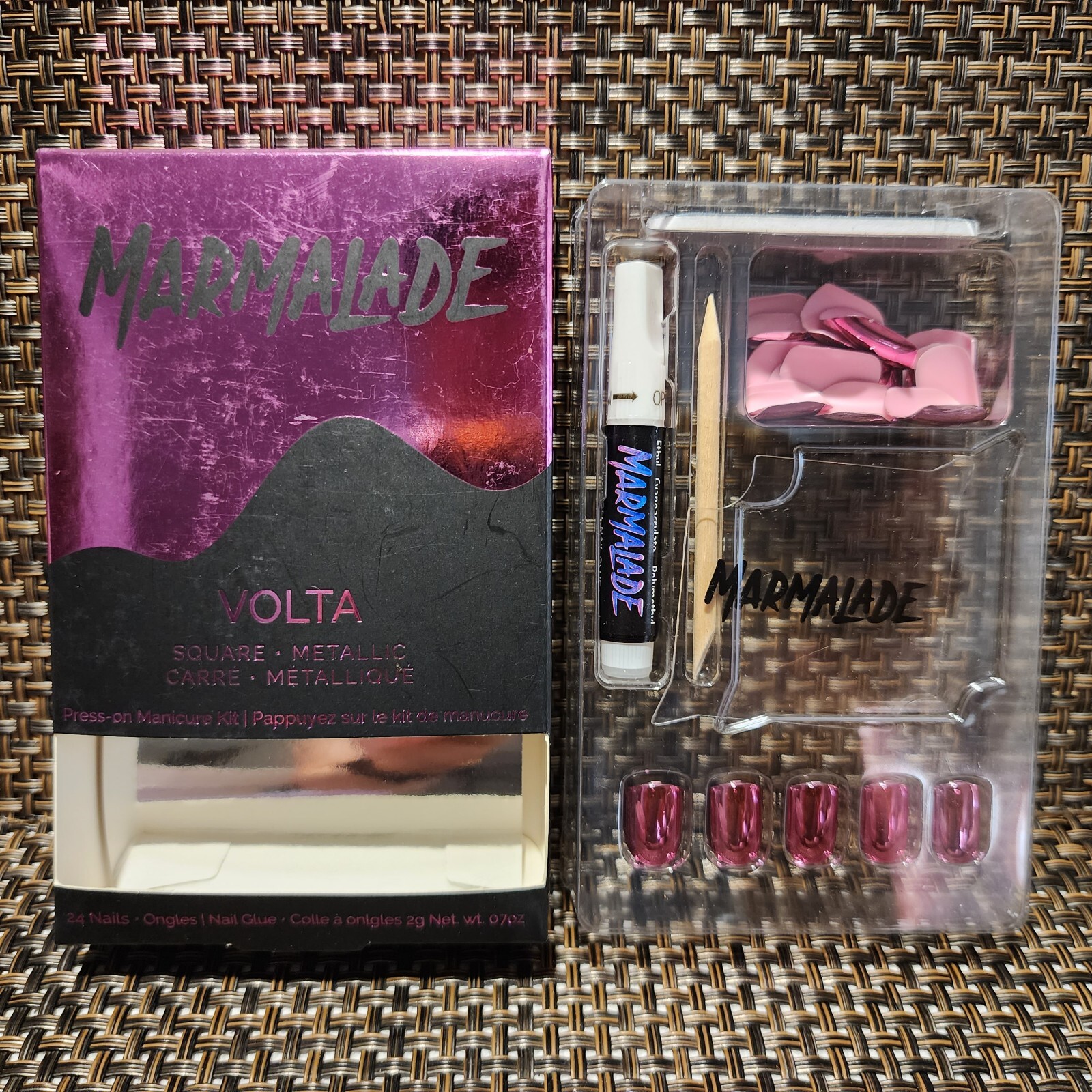 Marmalade Nails in She wolf, Blanca & Volta. Set of 5