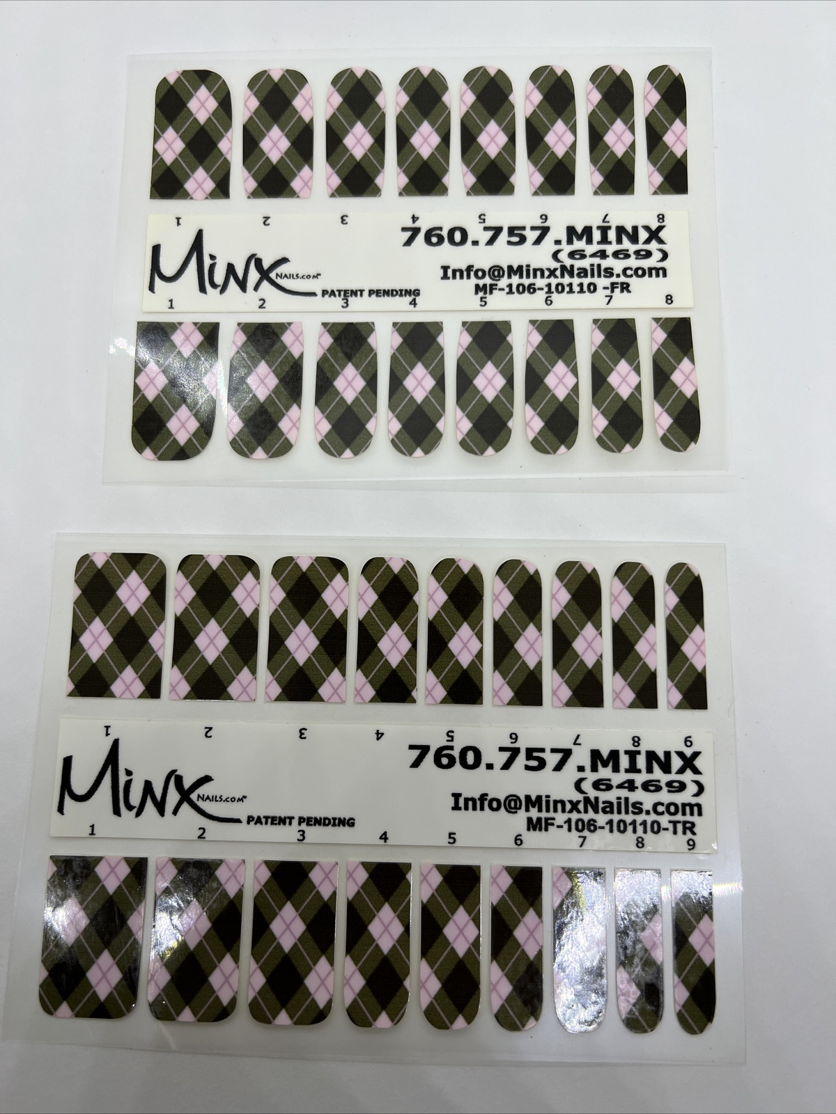 Minx Foil Nail Cover Nail Art Sticker Manicure Wraps