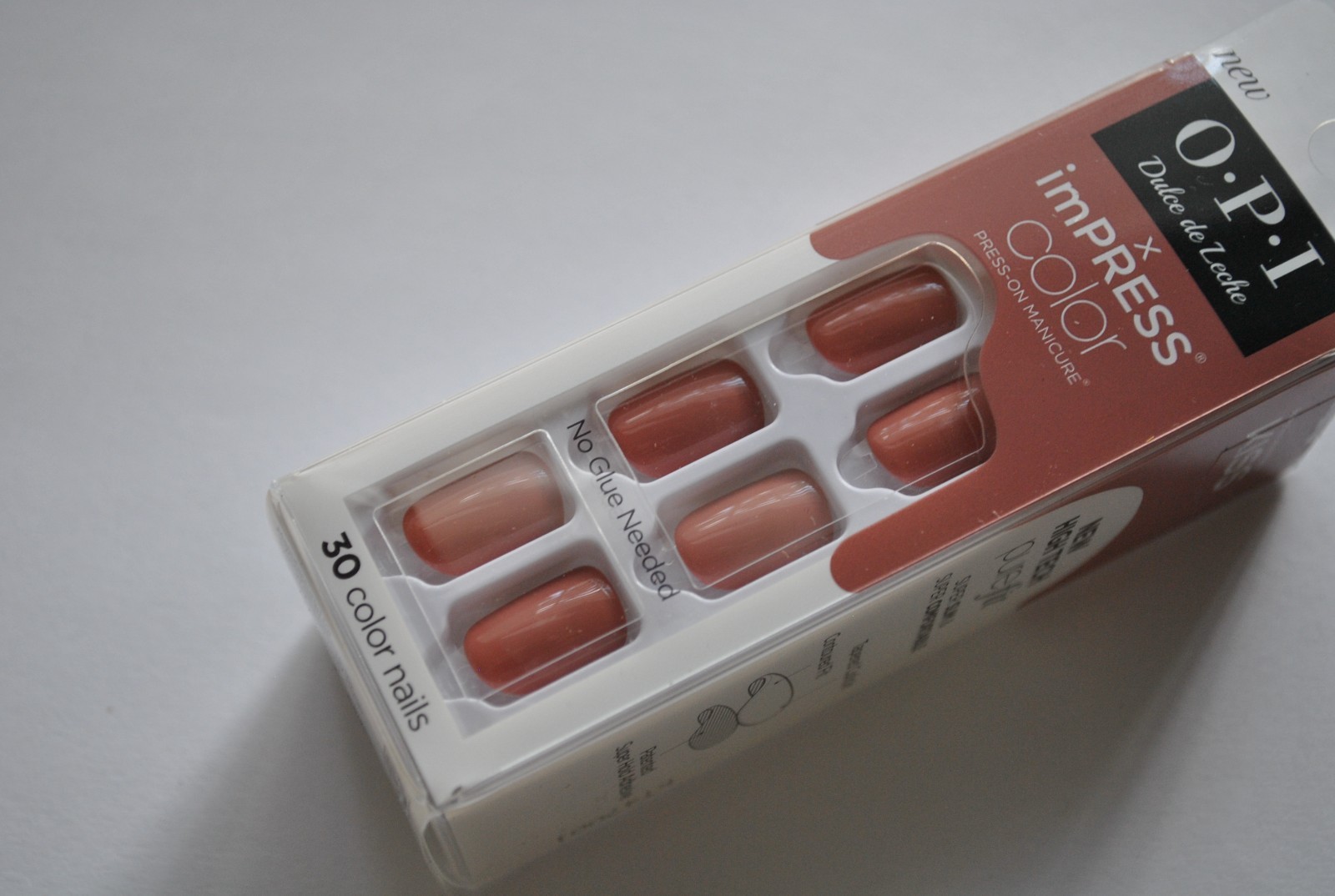 Impress Kiss x O.P.I. Color Press-on Manicure Nails – Dulce de Leche (1)